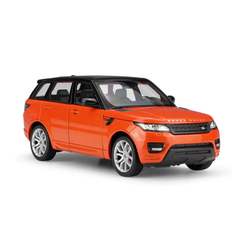 Welly 1:24 литая спортивная машина Range Rover оранжевая черная белая высокая модель
