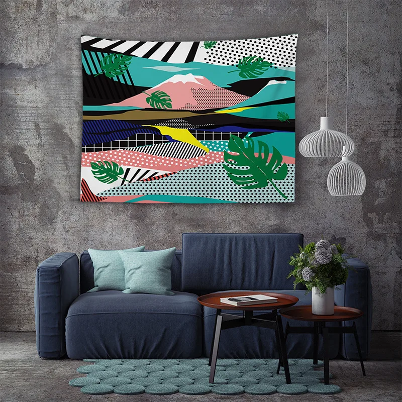 Скандинавский американский стиль полиэстер гобелен абстрактное искусство