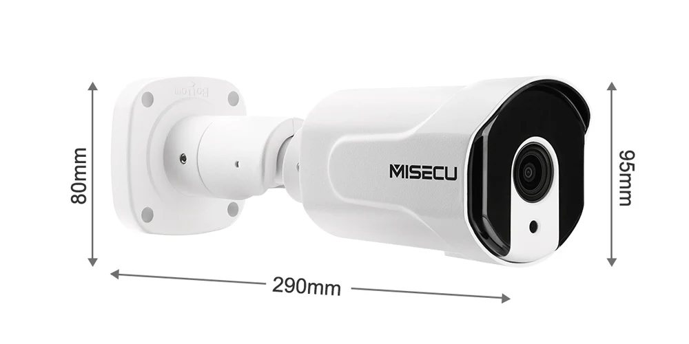 MISECU 8CH 1080P POE Система видеонаблюдения IP камера 2,8 мм-12 мм моторизованный Автоматический зум объектив P2P ONVIF Комплект ночного видения наблюдения