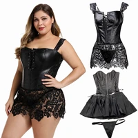 s 6xl plus size latex catsuit women sexy lingerie faux leather body bustier corsets gothic punk cosplay costumes