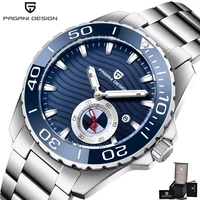 pagani design automatic mens watches high quality mechanical watch men ceramic bezel luminous hands waterproof reloj hombre new