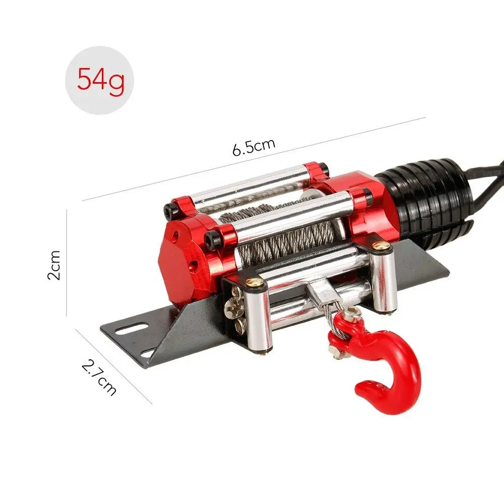 1:10RC электрическая металлическая Лебедка для альпинистского автомобиля D90 SCX10 и