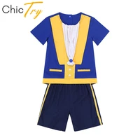 chictry baby boys prince costume toddlers kids halloween cosplay party roleplay outfit short sleeve t shirt tops with shorts set