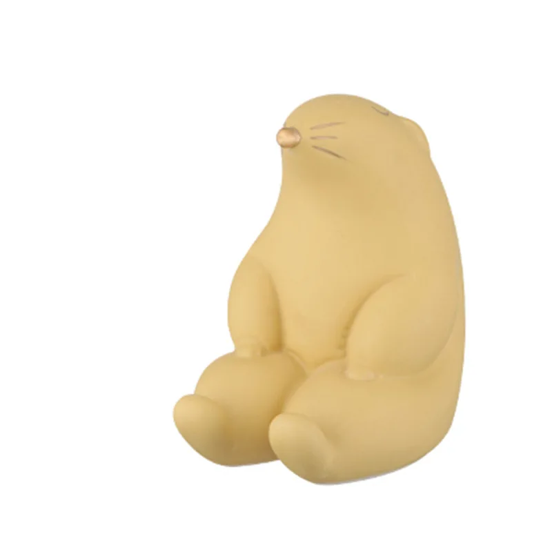 16*12 см Kawaii сурок ярких цветов керамическая копилка мобильный телефон стенд милый