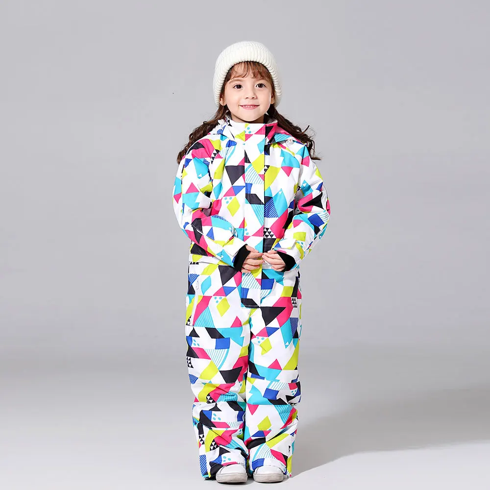 Новый Зимний лыжный костюм для мальчиков температурой 30 водонепроницаемый