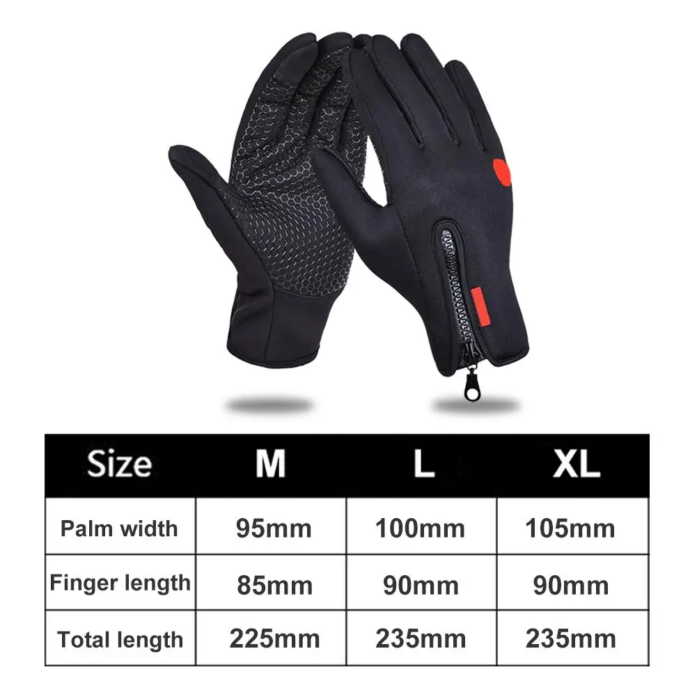 

Sport Gloves Hot Selling Durable Waterproof Safety Women Men Winter Riding Fleece Honeycomb Cycling Skiing Warm Gloves