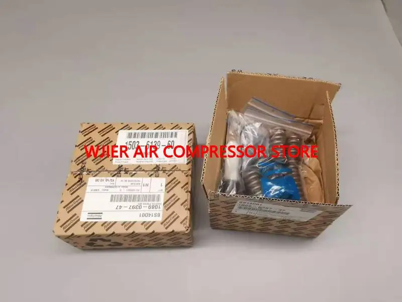 

Free shipping genuine 1503613960(1503-6139-60) valve service kit for Piston air compressor