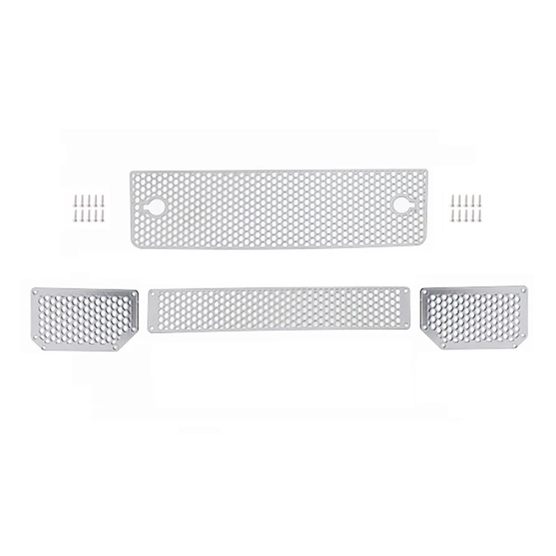 

Front Metal Mesh Grille Intake Grille Cover Upgrade Decoration Parts for 1:10 RC Crawler Traxxas TRX4 G500 TRX6 G63