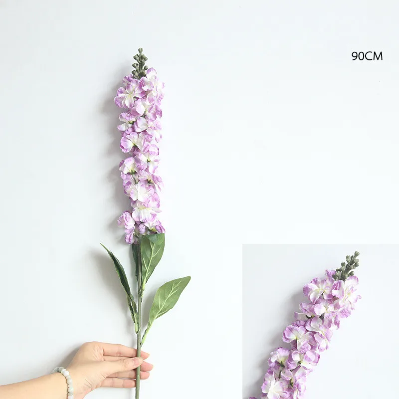 purple Искусственный букет для дома, свадьбы, Рождества, искусственные растения, 1 шт - Цвет: purple