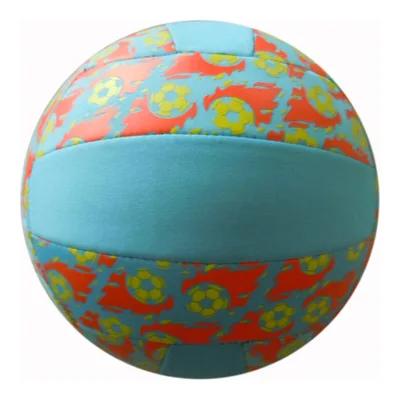 

Выбор стильного пляжа, многоцветный волейбол, пришитый путем обработки