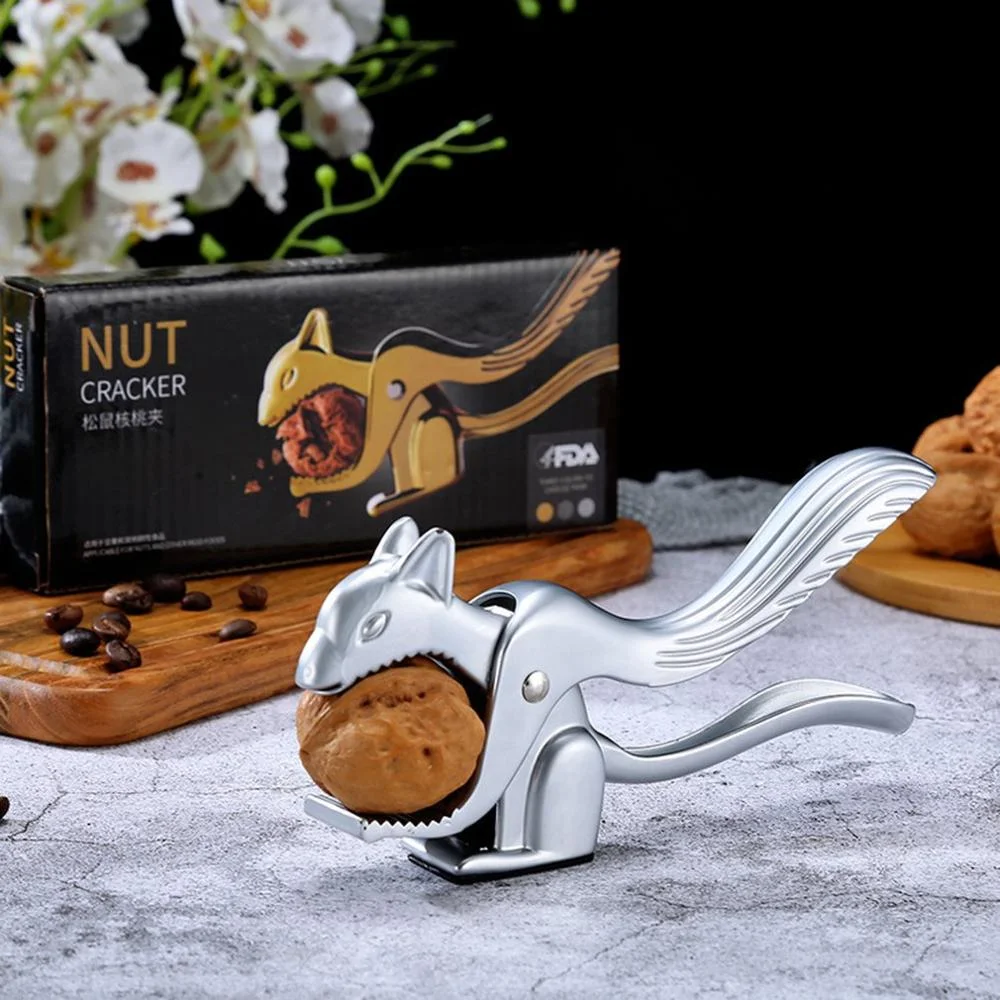 

Squirrel Shape Almond Nut Pecan Nuts Nutcracker Nut Opener Sheller Hazelnut Walnut Pliers Sheller Clip Clamp Plier Kitchen Tool