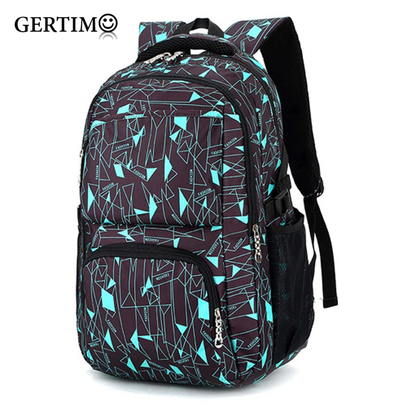 Children Large Capacity Primary School Bags Kids Waterproof School Backpacks  for Teenagers Boys Geometric Printing Backpack
