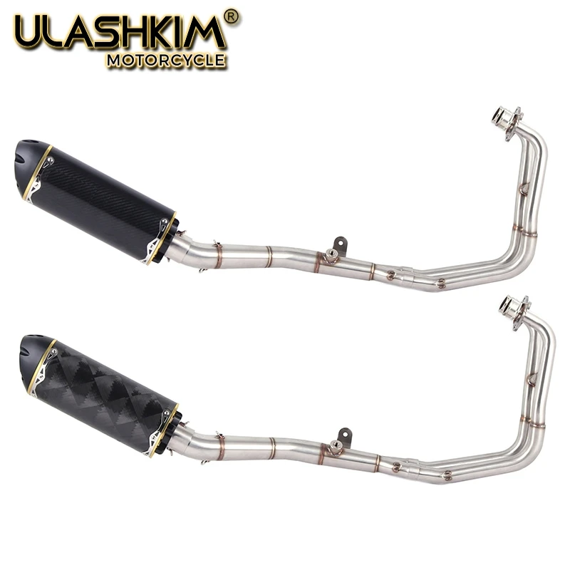 YZF R25 R3 MT 03 MT03 мотоцикл полная выхлопная система Mid Link труба глушитель без шнуровки