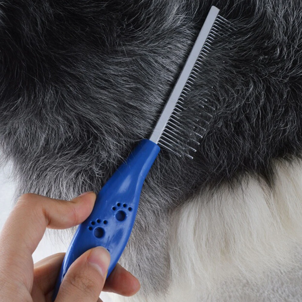 Триммер для домашних животных расческа груминга волос шпилька из нержавеющей