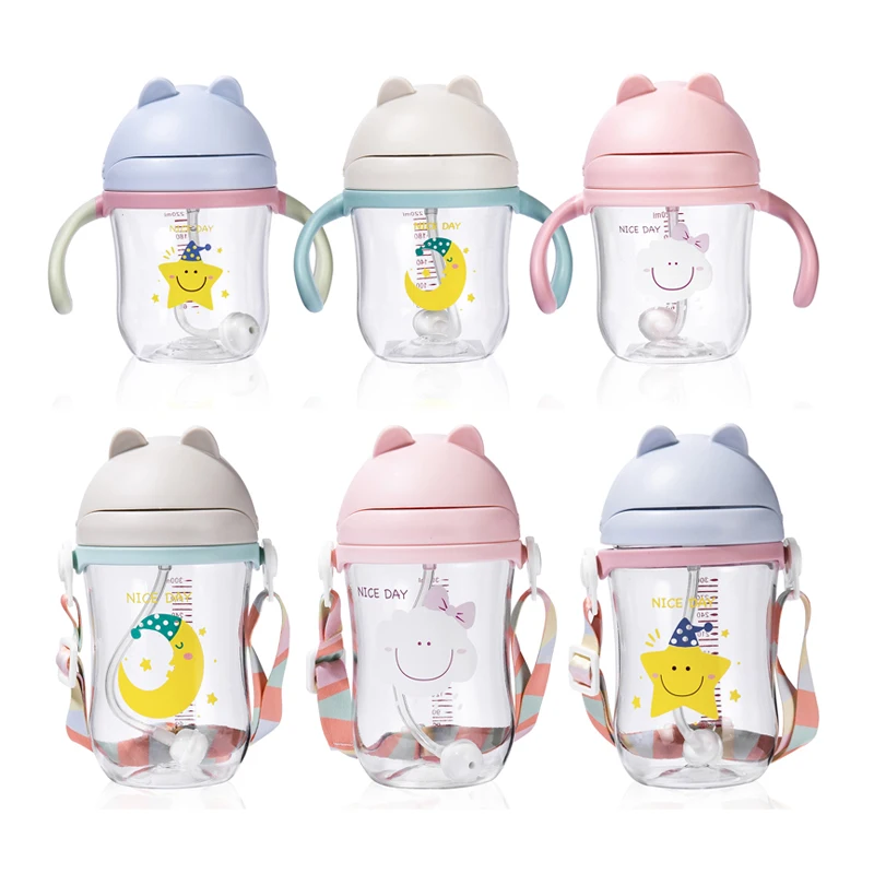 Детская бутылочка для кормления с ручкой 300 мл|Чашки| |