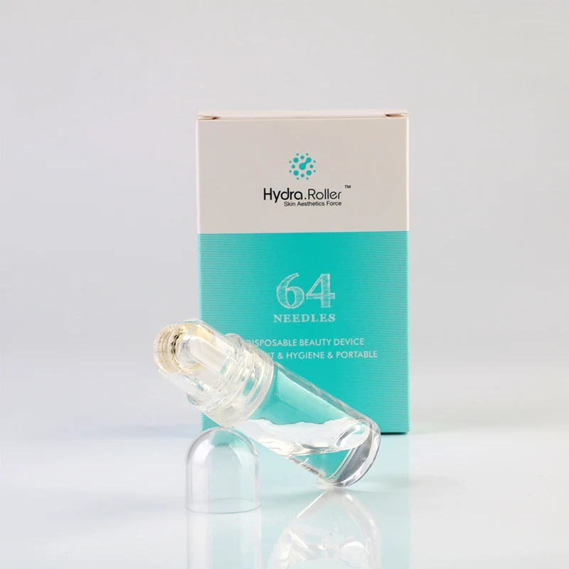 

Новый ролик Hydra 64 микро титановая игла золотые наконечники для ухода за кожей с гиалуроновой кислотой