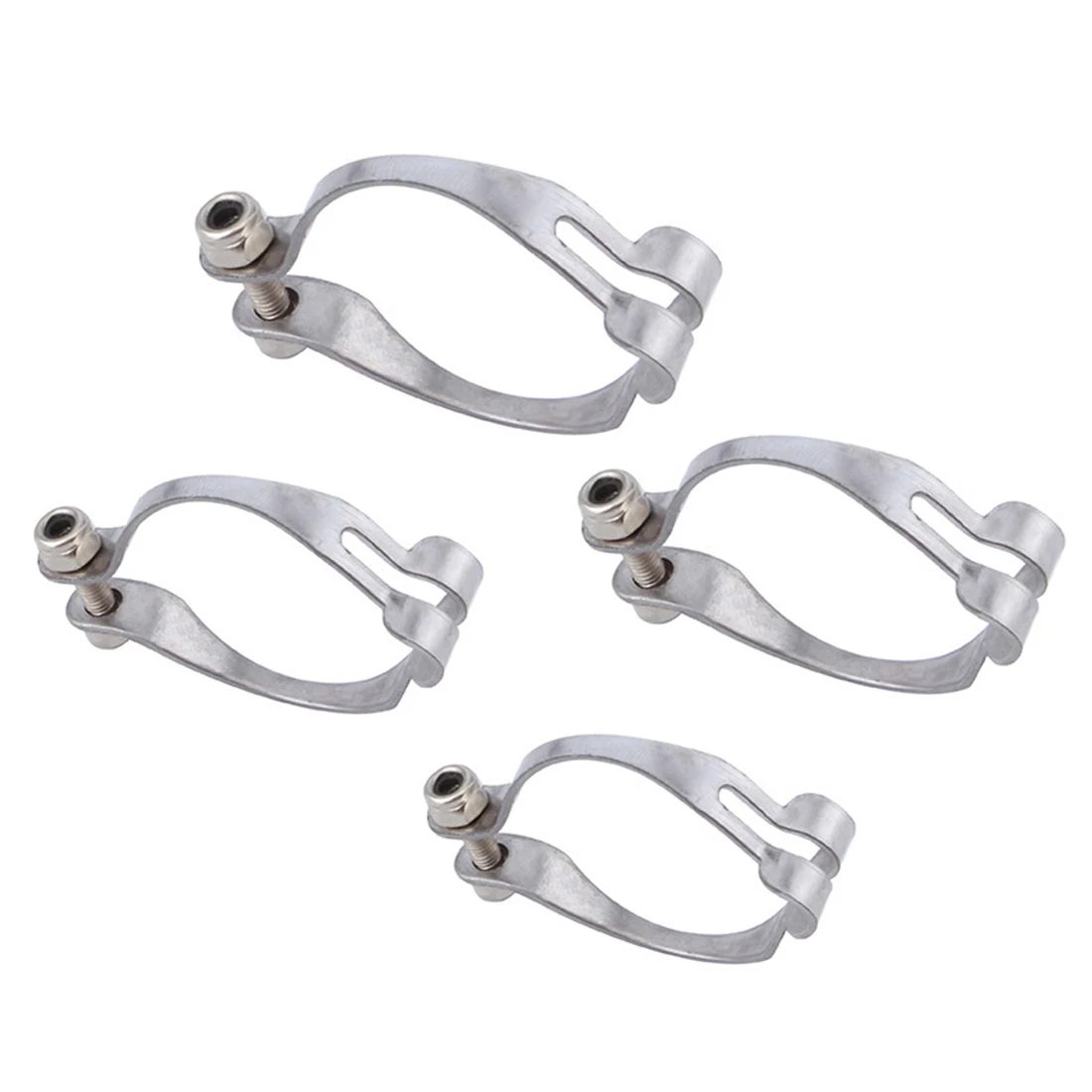 

5Pcs Stainless Steel Bicycle Brake Line Clamp Cable Clip Cycling Pipe Buckle Wire Fixed Ring Cable Organization Bike Parts