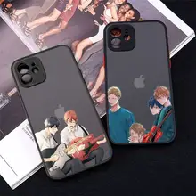 Japan Given Anime Fitted Music Gay Phone Case Matte Transparent for iPhone 7 8 11 12 s mini pro X XS XR MAX Plus cover funda