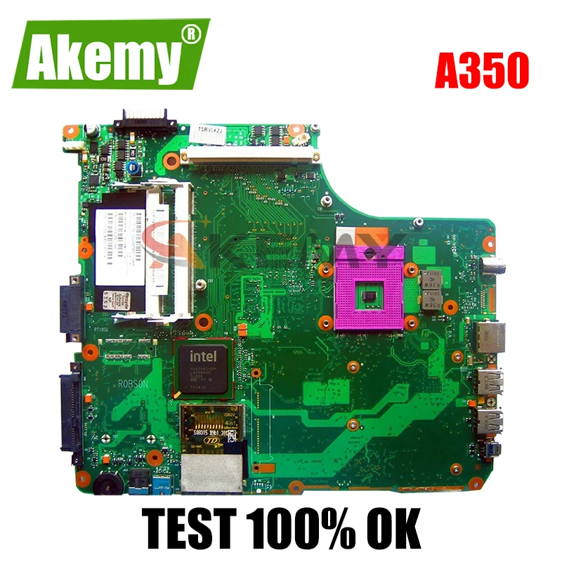 

SPS V000127130 PN 1310A2171553 For toshiba satellite A300 A350 laptop motherboard DDR2 6050A2171501-MB-A03 PM45 warranty 60 days