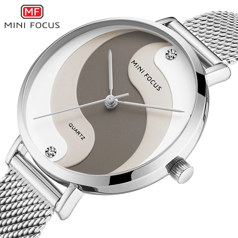 Часы женские кварцевые из нержавеющей стали брендовые Роскошные