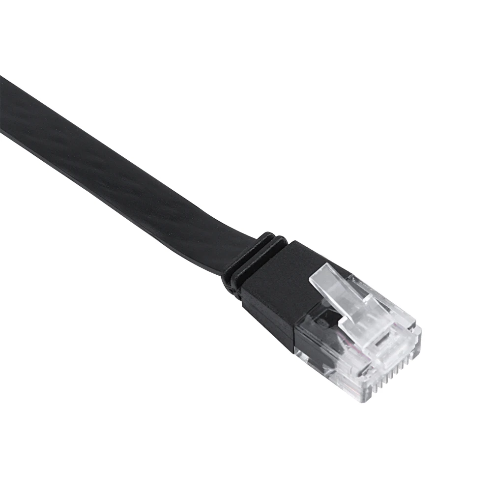 1 м/2 м регулируемые выдвижные плоские Ethernet кабели CAT6 RJ45 Lan Сетевой модем