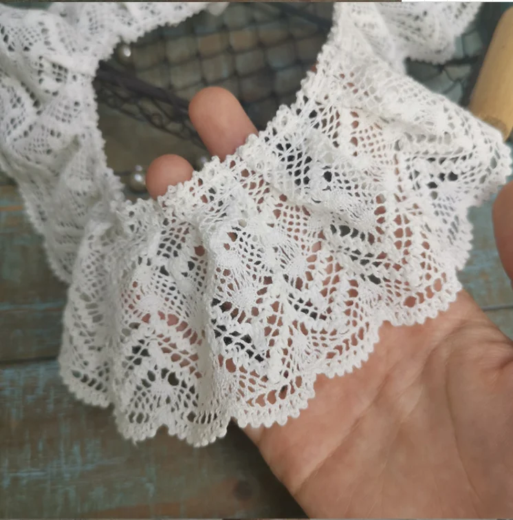 Горячая Распродажа 1 метр Высококачественная хлопковая кружевная ткань цвета