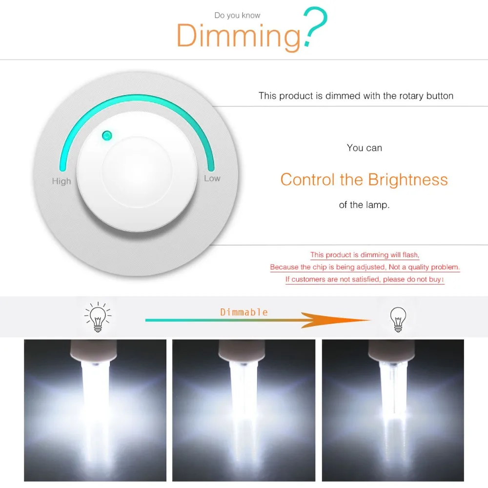 10Pcs Dimmable Lamp Bulbs Led Silicon Lights 64Led 152Led G9 G4 E17 E14 E11 E12 G8 Bulb AC220V 110V 3014SMD Home Decorated Light | Лампы и
