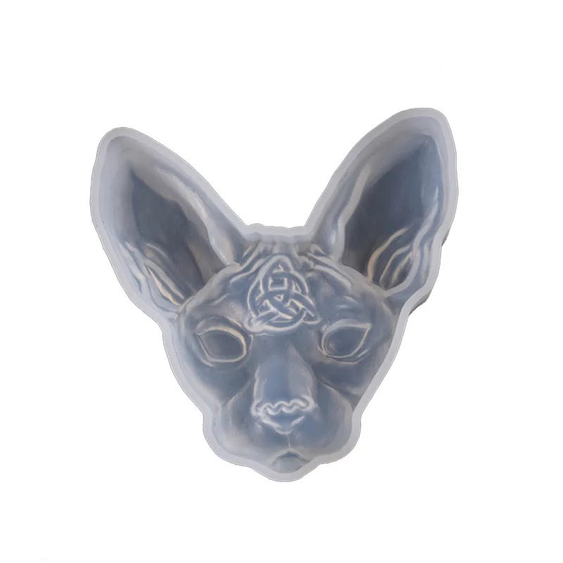 

2020 New cat head Silicone Mold Clay Molds tool UV epoxy resin molds Dried Flower Resin Decorative Crafts