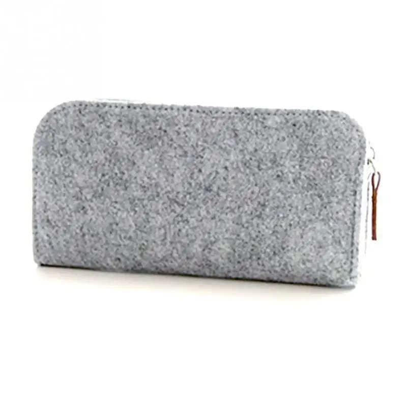 Pencil Bag Pen Storage Case Capacity Bags Holder Felt Large Unisex Pouch New Zipper Totes Pencilcase | Канцтовары для офиса и