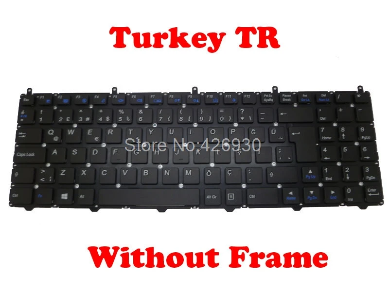 US TR SD FR UK клавиатура для CLEVO W650EH W650RZ1 W650SB W650SC W650SF W650SH W650SJ W650SR США Турция Швеция