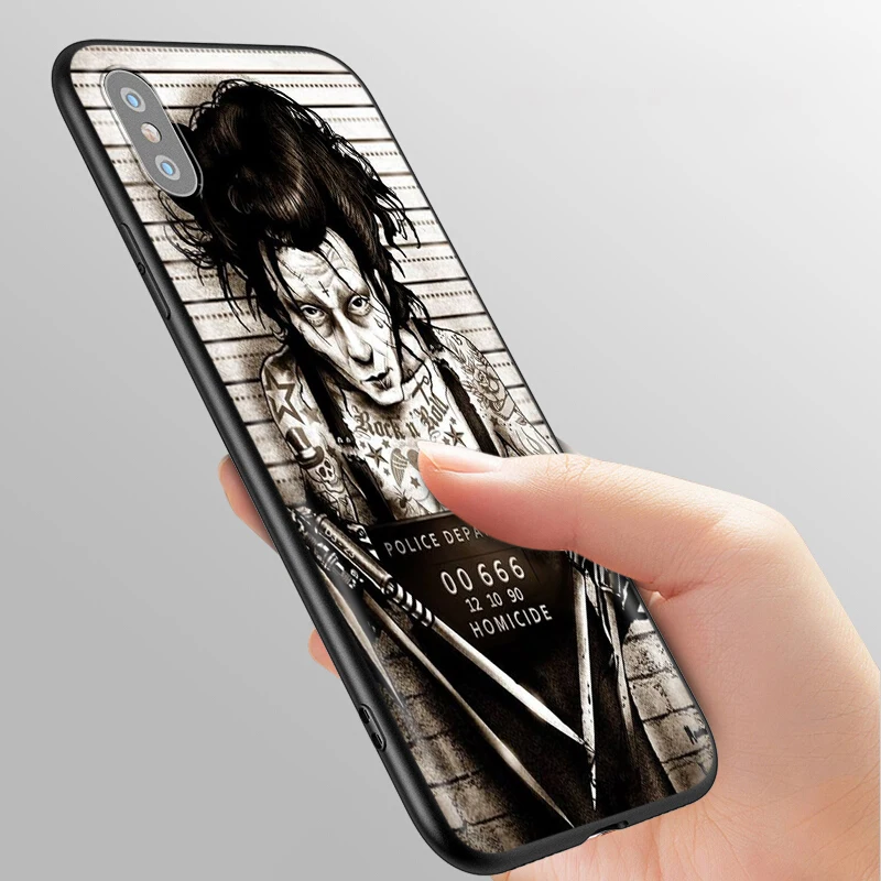 YIMAOC Эдвард ножницы силиконовый мягкий чехол для iPhone 12 Mini 11 Pro XS Max XR X 8 7 6 6S Plus 5 |
