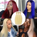 Натуральные бразильские прямые волосы, 100, гшт., 3 пучка, натуральные волосы для наращивания