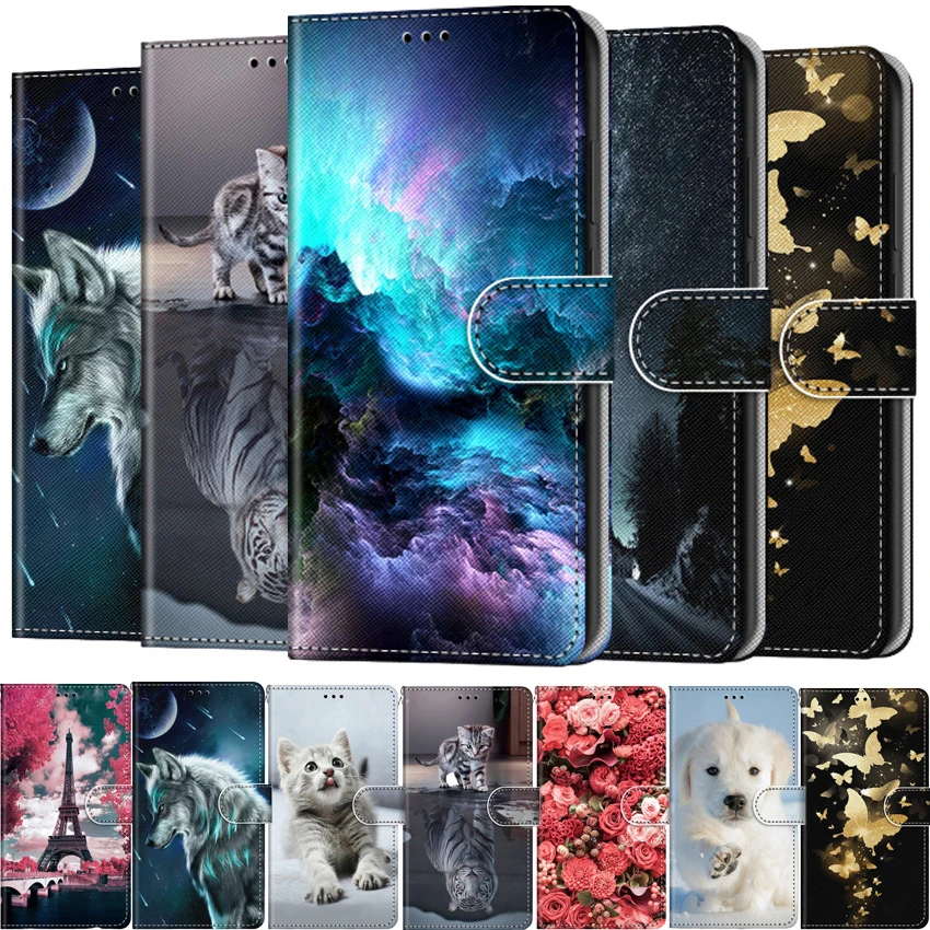 Кожаный чехол-книжка для Moto G8 G7 E7 Plus E G Power Stylus 2020 G9 Play чехол телефона кошелек с