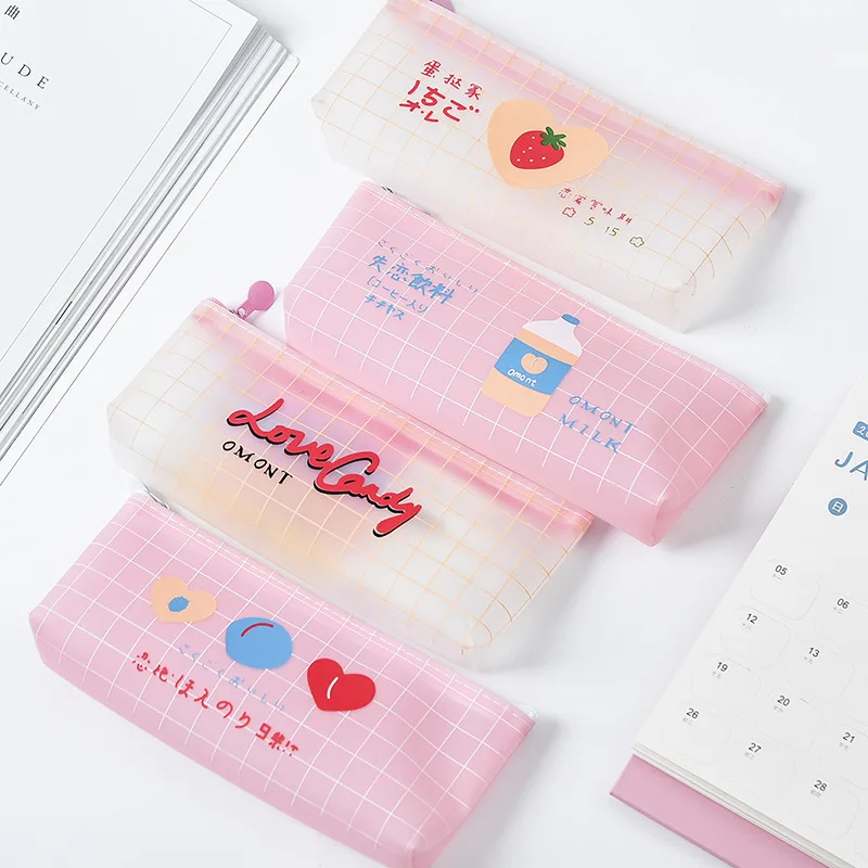 Case Girl Heart Ins Net Red School Pencil Box Pencilcase Pen