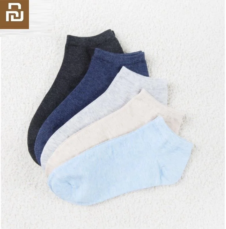 

Новинка 365 года, антибактериальные дезодорирующие носки Youpin, высокоэластичные дышащие хлопковые носки, короткие носки, всесезонные мужские...