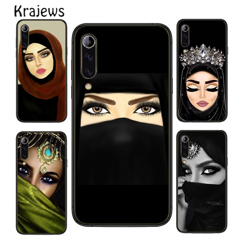 Krajew арабская женщина с Niqab лицо глаз чехол для телефона Huawei P10 P20 P30 P40 Mate 10 20 30 40 Pro Lite