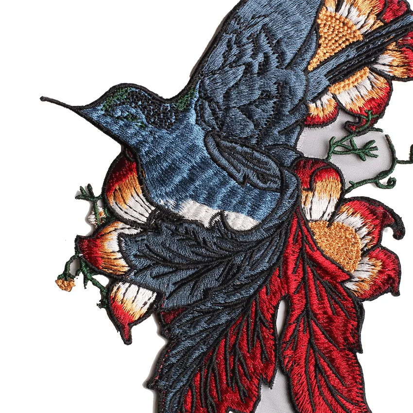 Вышитая нашивка для одежды с рисунком розы кролика собаки | Дом и сад