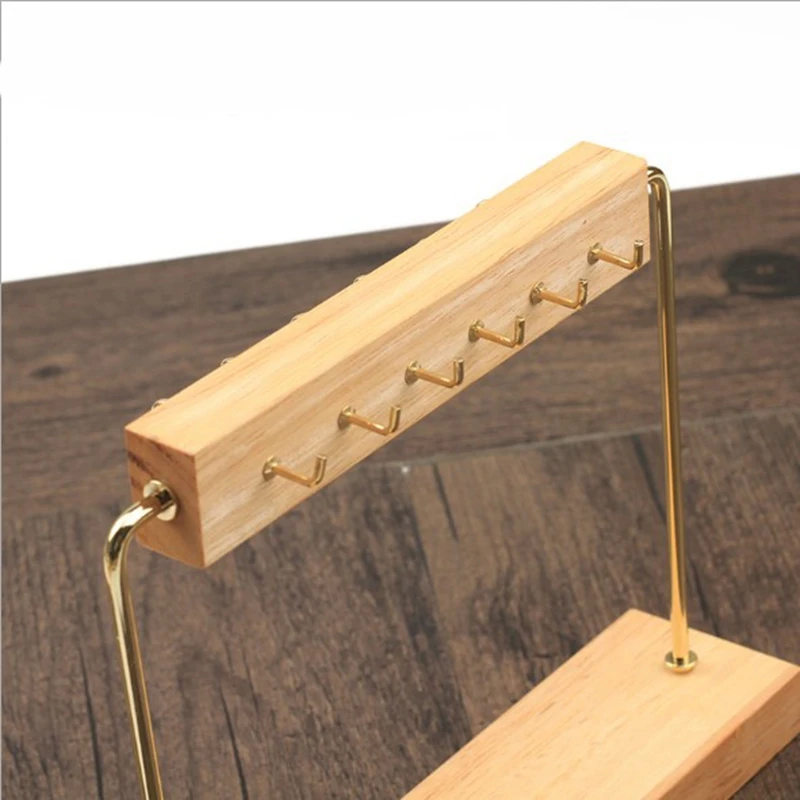 

Jewellery Organizer Display Stand Rack,Earrings Ear Studs Display Metal Stand Type Necklace Organizer Holder