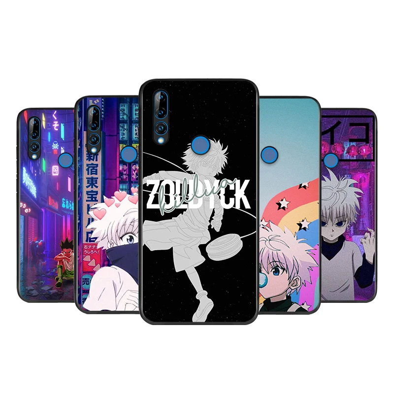 

For Huawei Y5 Y5P Y6 Y6P Y6S Y7 Y7P Y7A Y8P Y9A Y8S Y9S Prime Pro 2018 2019 2020 Black HUNTER×HUNTER Phone Case