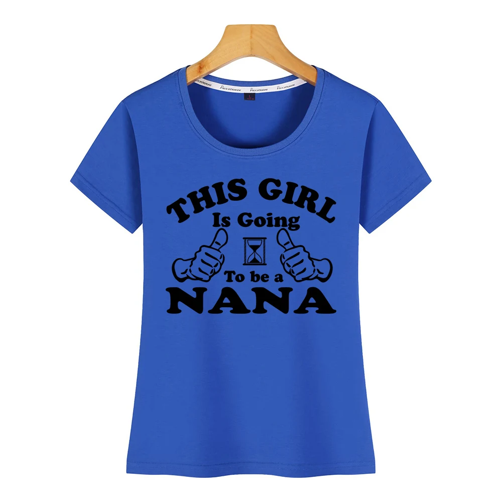Топы Футболка Для женщин эта девушка будет nana Vogue Винтаж изготовленный на заказ