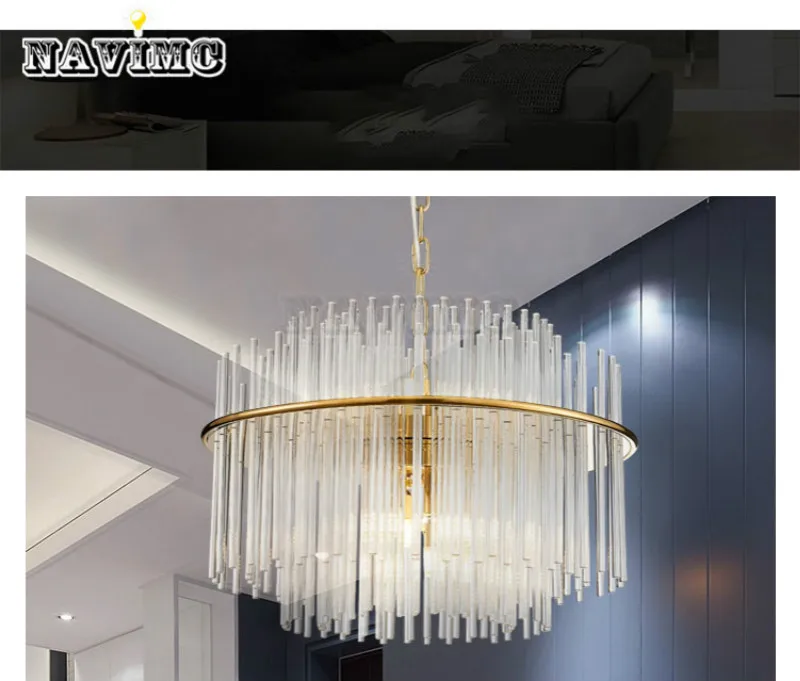 Современный Led k9 Хрустальная люстра для столовой ресторана Холла отеля креативный светильник
