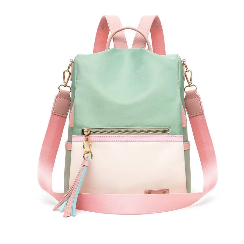 

Модный женский рюкзак 2021, водонепроницаемый холщовый дорожный рюкзак, женская школьная сумка для девочек-подростков, сумка на плечо, рюкзак