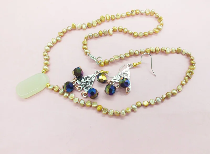 Акция! Ожерелье из натурального барочного жемчуга 3 мм 18 дюймов |