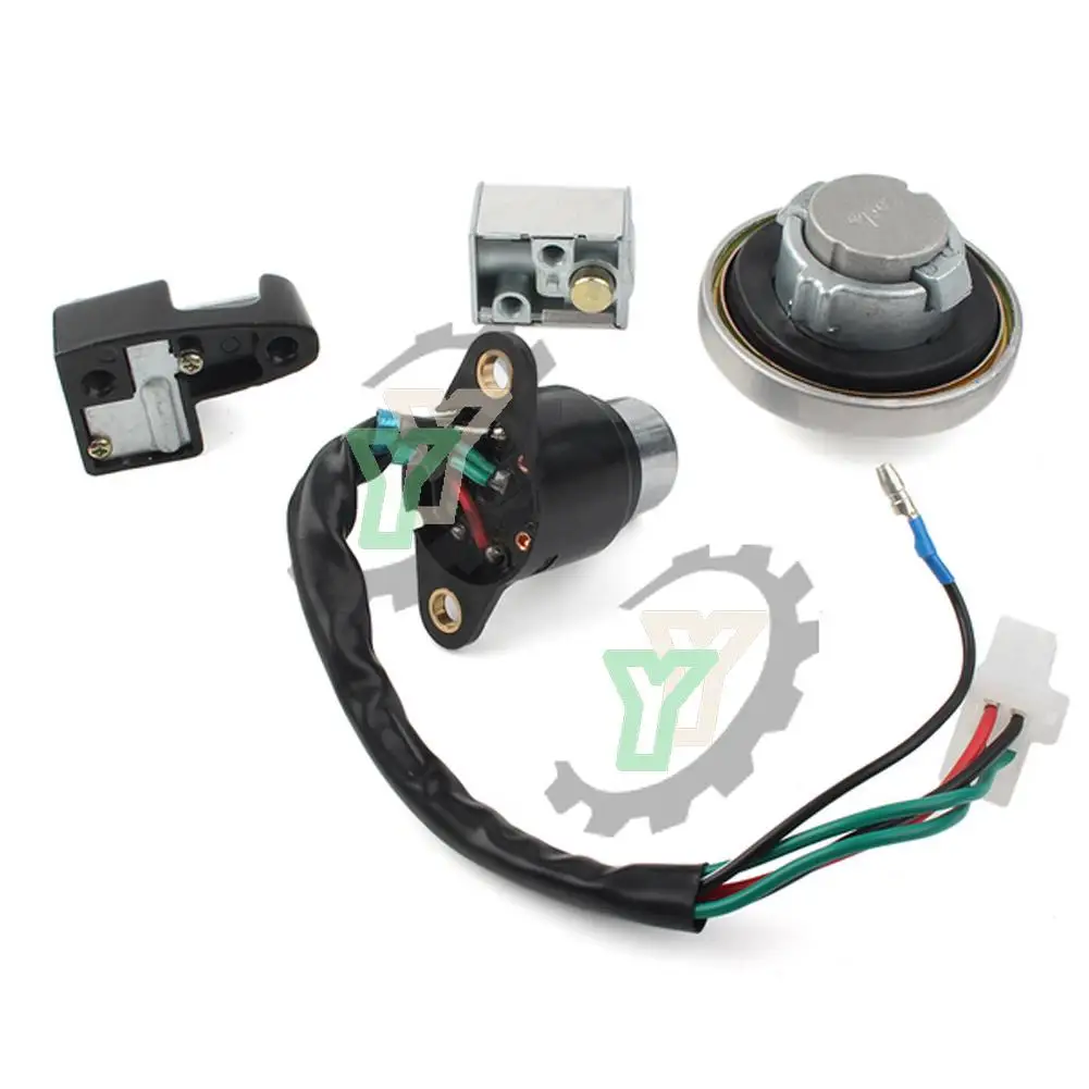 

Motorcycle Gas Fuel Tank Cap Seat Ignition Switch Start Helmet Lock Contact Key Set For Honda CMX250 Rebel 85-2015 CA125 95-1999
