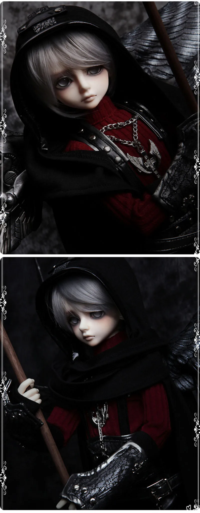 Полный набор SD кукла BORY 1/4 BJD мальчик высокое качество шарнирная кукла рождественский подарок на день рождения Темный воин взрослые игрушки аксессуары лучшая смола
