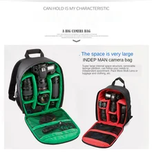 Custom Waterproof Shockproof Small Bags Multi Function Video Photo Digital Camera Shoulders Padded Backpack Bag Case for camera