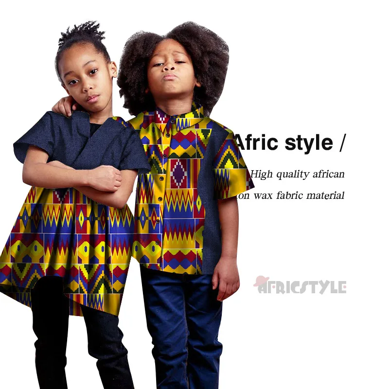 2020 African children's clothes African style children's wear Fashion children's clothes 2 sets of  wyq544