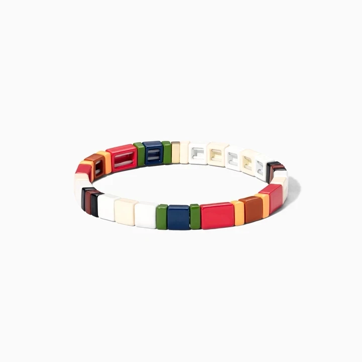 AliExpress женские роксанны Assoulin из бисера Эмаль стрейч браслет femme boho bileklik pulseira bransoletki damskie браслеты - Окраска металла: bracelet