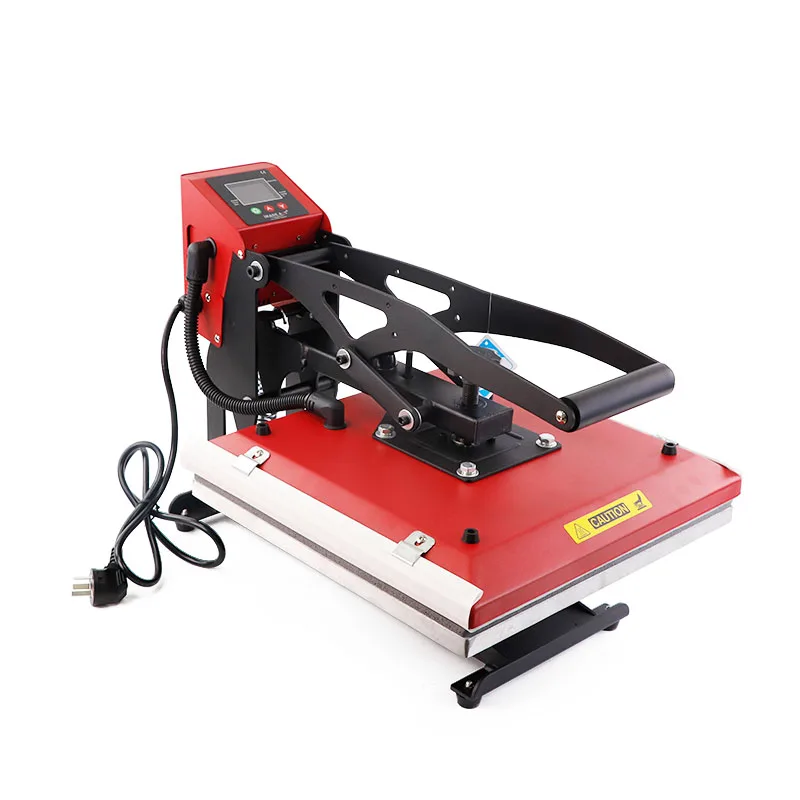 

Bump Embossing Machine LCD Touch Screen 38*38 Flat Heat Press Machine Small T-shirt Clothes Pressing Machine
