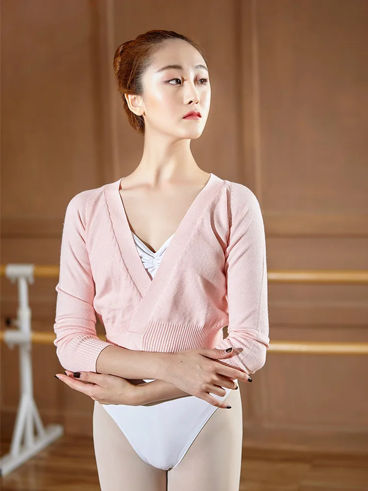 Женская осенне-зимняя Блузка с V-образным вырезом для взрослых женские топы